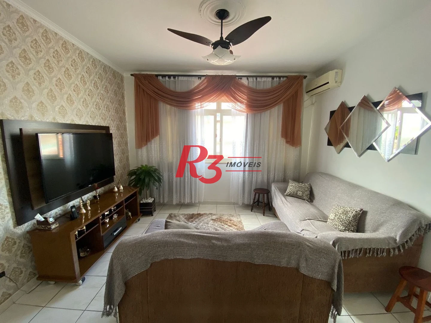 Apartamento com 3 dormitórios à venda, 124 m² por R$ 390.000,00 - Jardim Paraíso - São Vicente/SP