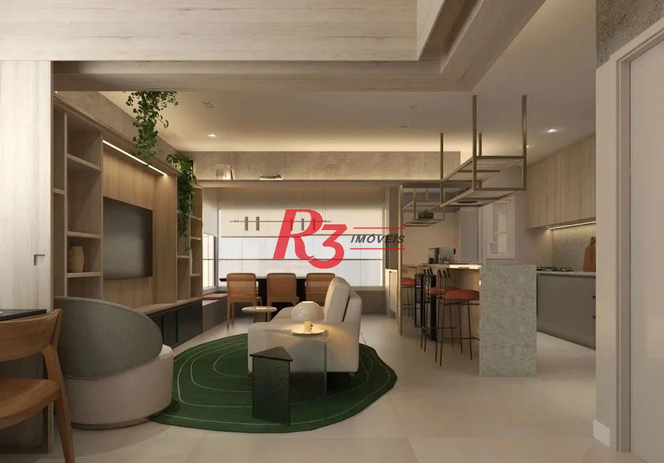 Apartamento à venda, 81 m² por R$ 741.796,74 - Centro - São Vicente/SP