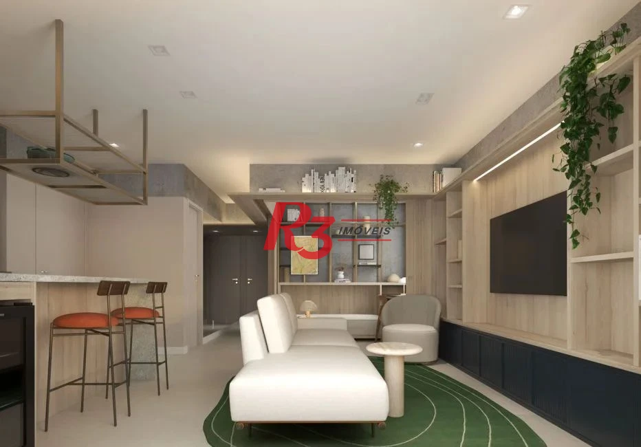 Apartamento à venda, 81 m² por R$ 741.796,74 - Centro - São Vicente/SP