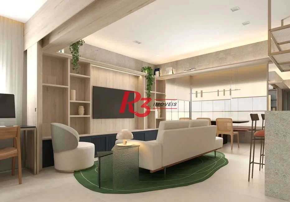 Apartamento à venda, 81 m² por R$ 741.796,74 - Centro - São Vicente/SP