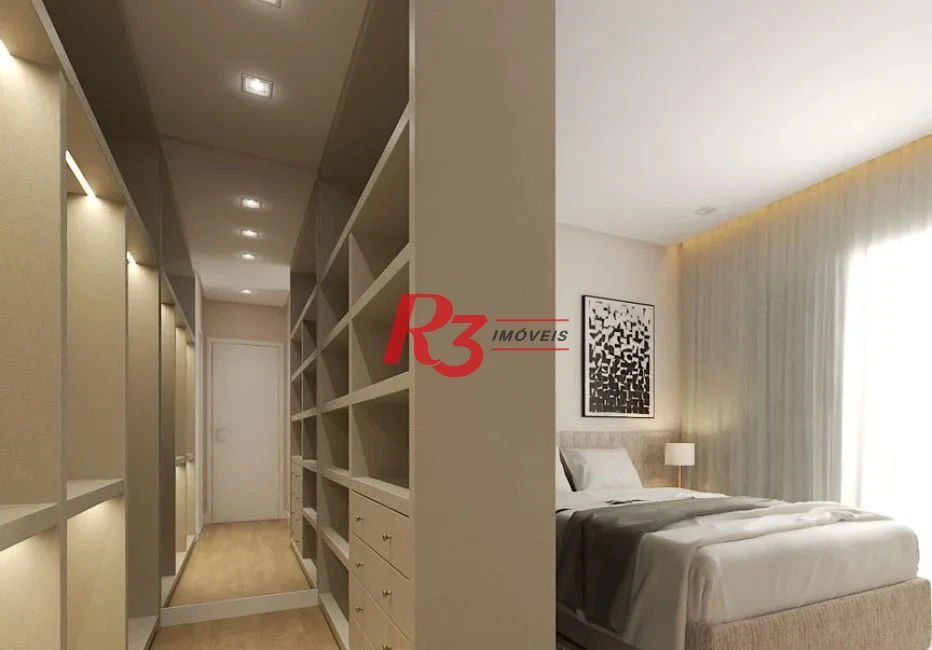 Apartamento à venda, 81 m² por R$ 741.796,74 - Centro - São Vicente/SP