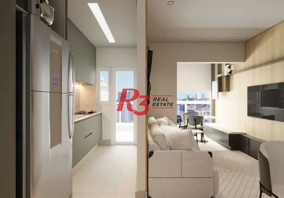 Apartamento à venda, 61 m² por R$ 661.677,66 - Centro - São Vicente/SP