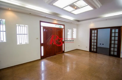 Casa para alugar, 385 m² por R$ 15.796,51/mês - Ponta da Praia - Santos/SP