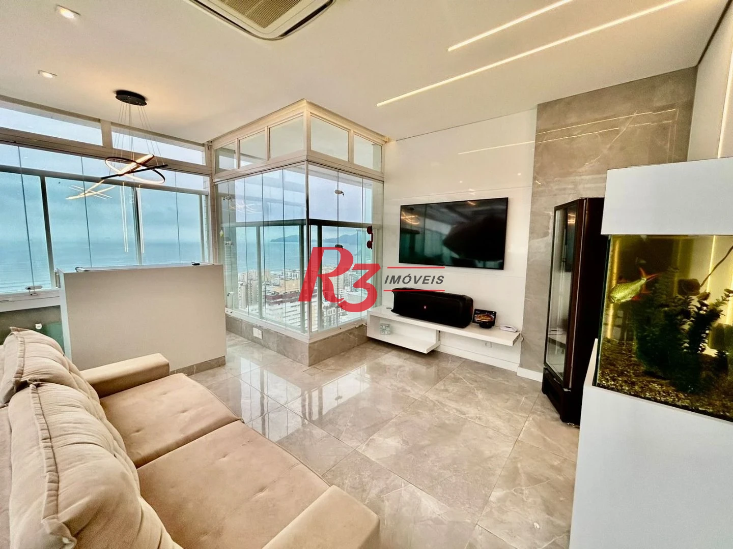 Cobertura à venda, 450 m² por R$ 8.900.000,00 - Gonzaga - Santos/SP