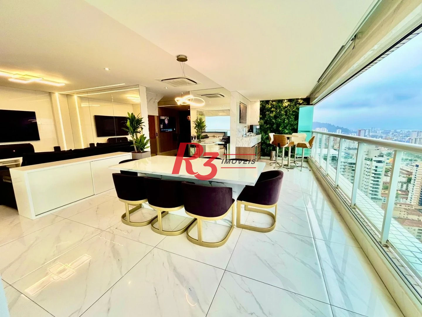 Cobertura à venda, 450 m² por R$ 8.900.000,00 - Gonzaga - Santos/SP