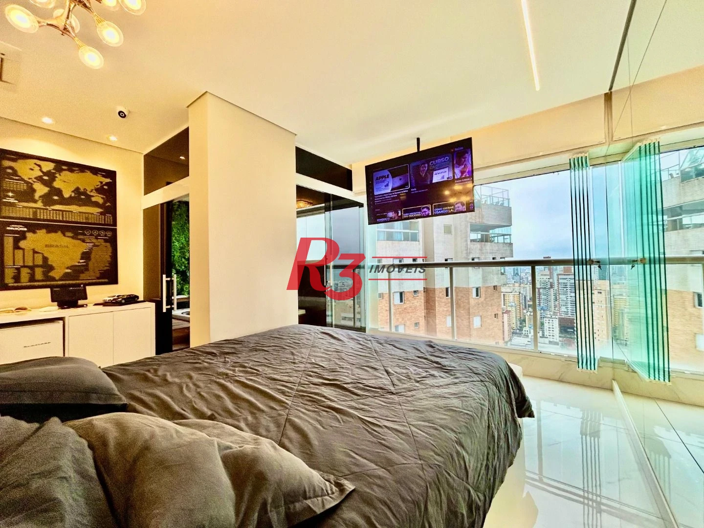 Cobertura à venda, 450 m² por R$ 8.900.000,00 - Gonzaga - Santos/SP