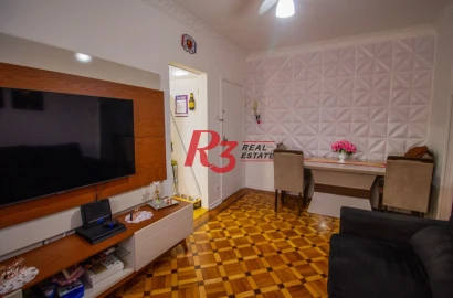 Apartamento com 2 dormitórios à venda, 70 m² por R$ 350.000,00 - Marapé - Santos/SP