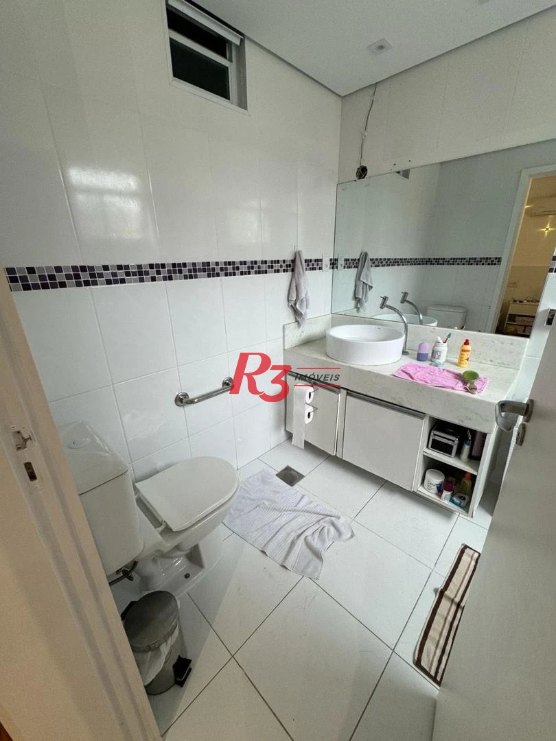 Apartamento com 3 dormitórios à venda, 216 m² por R$ 1.280.000,00 - Gonzaga - Santos/SP