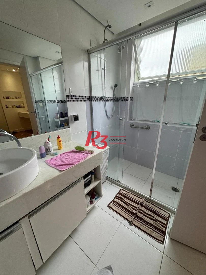 Apartamento com 3 dormitórios à venda, 216 m² por R$ 1.280.000,00 - Gonzaga - Santos/SP
