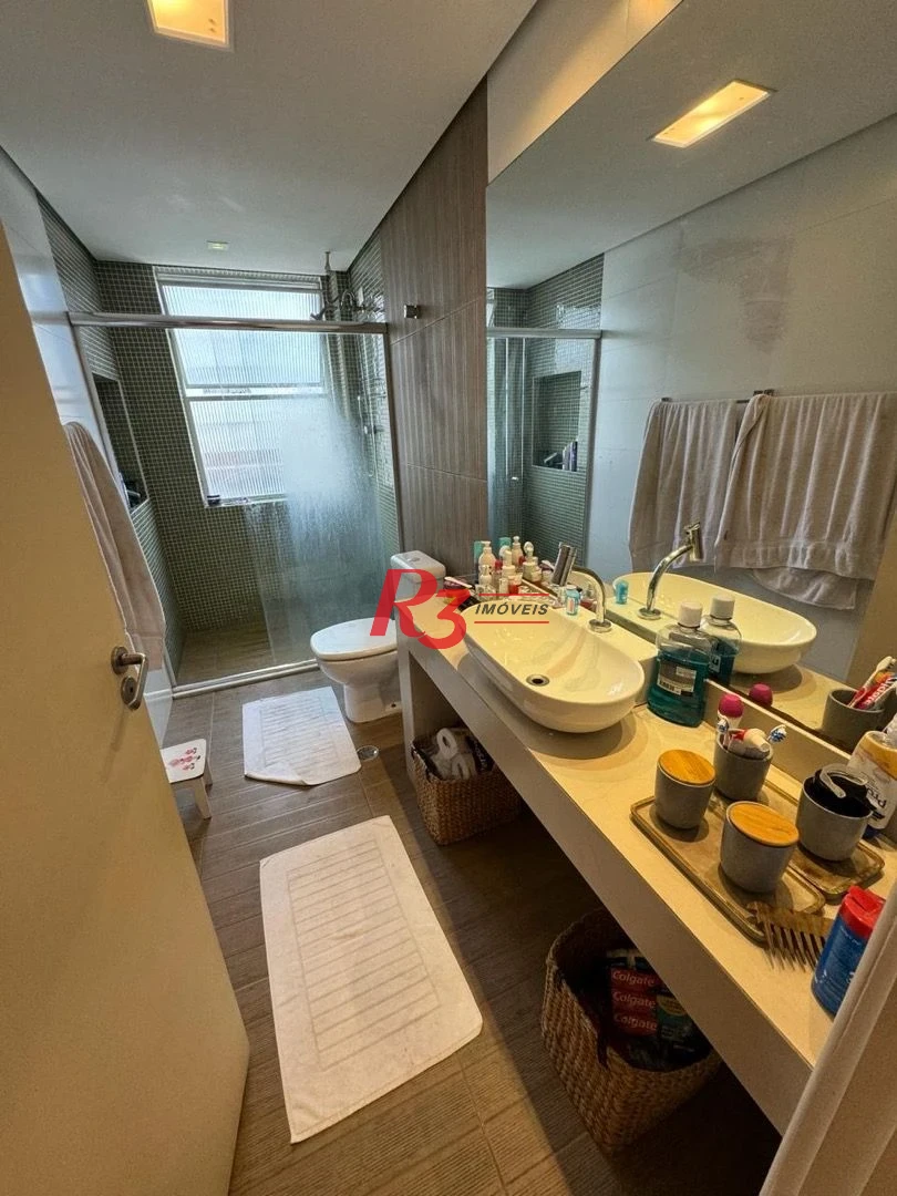Apartamento com 3 dormitórios à venda, 216 m² por R$ 1.280.000,00 - Gonzaga - Santos/SP