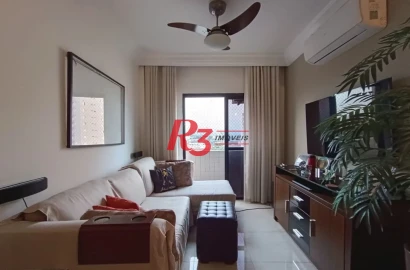 Apartamento à venda, 91 m² por R$ 460.000,00 - Macuco - Santos/SP