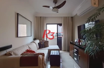 Apartamento com 2 dormitórios à venda, 91 m² por R$ 480.000,00 - Macuco - Santos/SP
