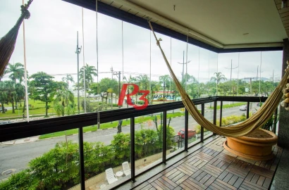 Apartamento à venda, 282 m² por R$ 3.620.000,00 - Aparecida - Santos/SP