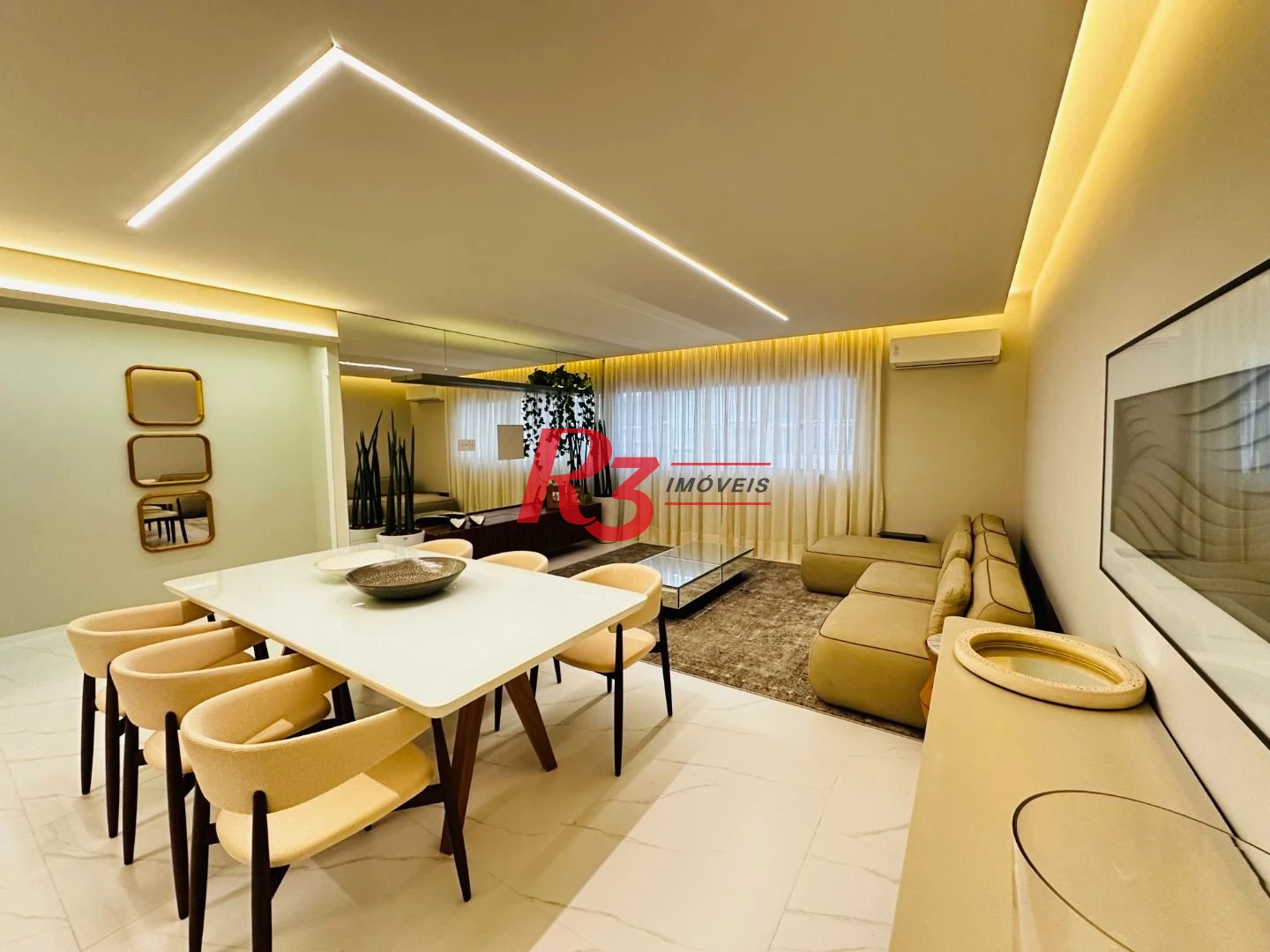 Apartamento com 3 dormitórios à venda, 150 m² por R$ 1.990.000,00 - Boqueirão - Santos/SP
