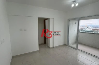 Apartamento para alugar, 43 m² por R$ 3.000,02/mês - Macuco - Santos/SP
