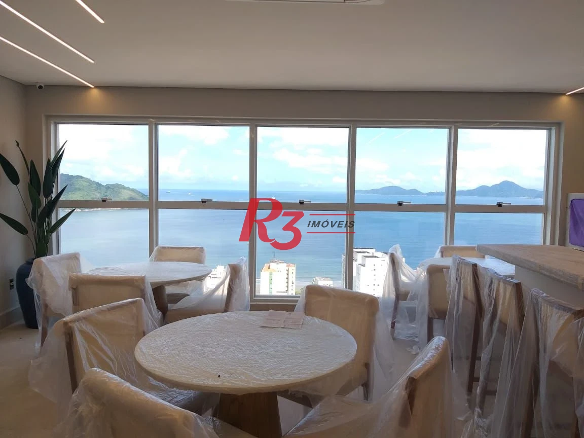 Apartamento com 2 dormitórios à venda, 99 m² por R$ 1.490.000,00 - Aparecida - Santos/SP