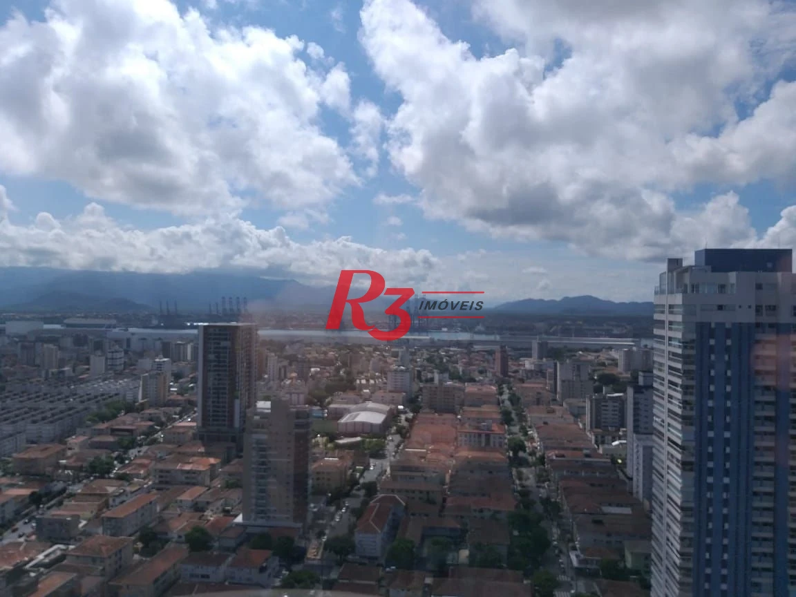 Apartamento com 2 dormitórios à venda, 99 m² por R$ 1.490.000,00 - Aparecida - Santos/SP