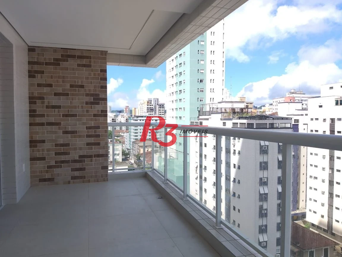 Apartamento com 2 dormitórios à venda, 99 m² por R$ 1.490.000,00 - Aparecida - Santos/SP