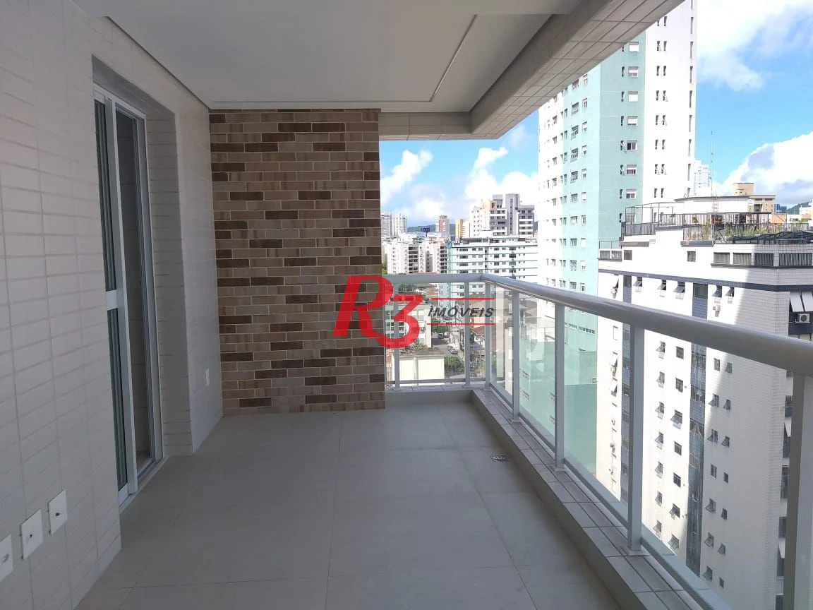 Apartamento com 2 dormitórios à venda, 99 m² por R$ 1.490.000,00 - Aparecida - Santos/SP