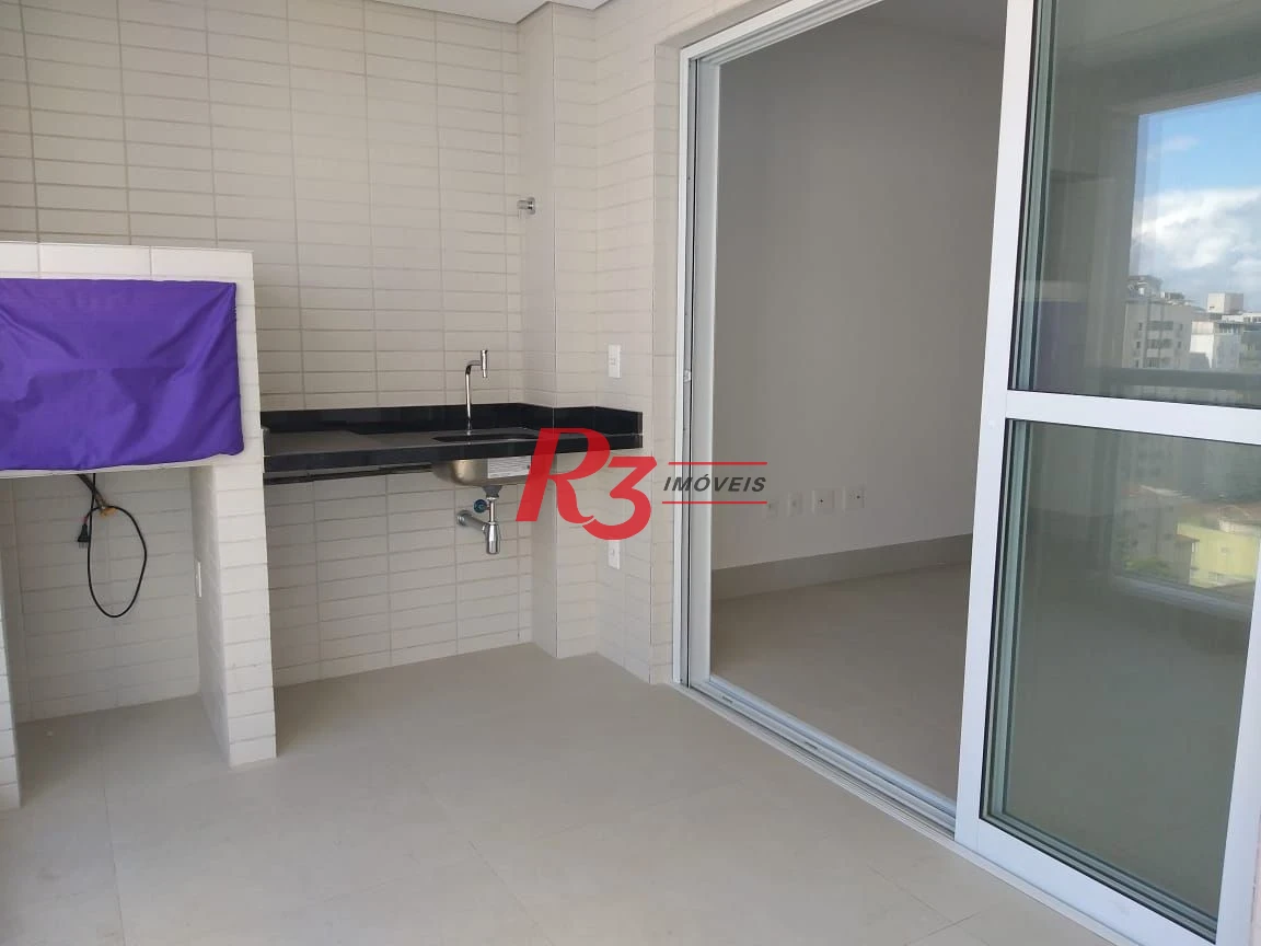 Apartamento com 2 dormitórios à venda, 99 m² por R$ 1.490.000,00 - Aparecida - Santos/SP