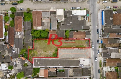 Terreno à venda, 862 m² por R$ 900.000,00 - Parque São Vicente - São Vicente/SP