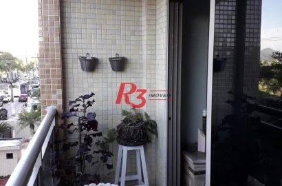 Apartamento à venda, 220 m² por R$ 1.740.000,00 - Pompéia - Santos/SP