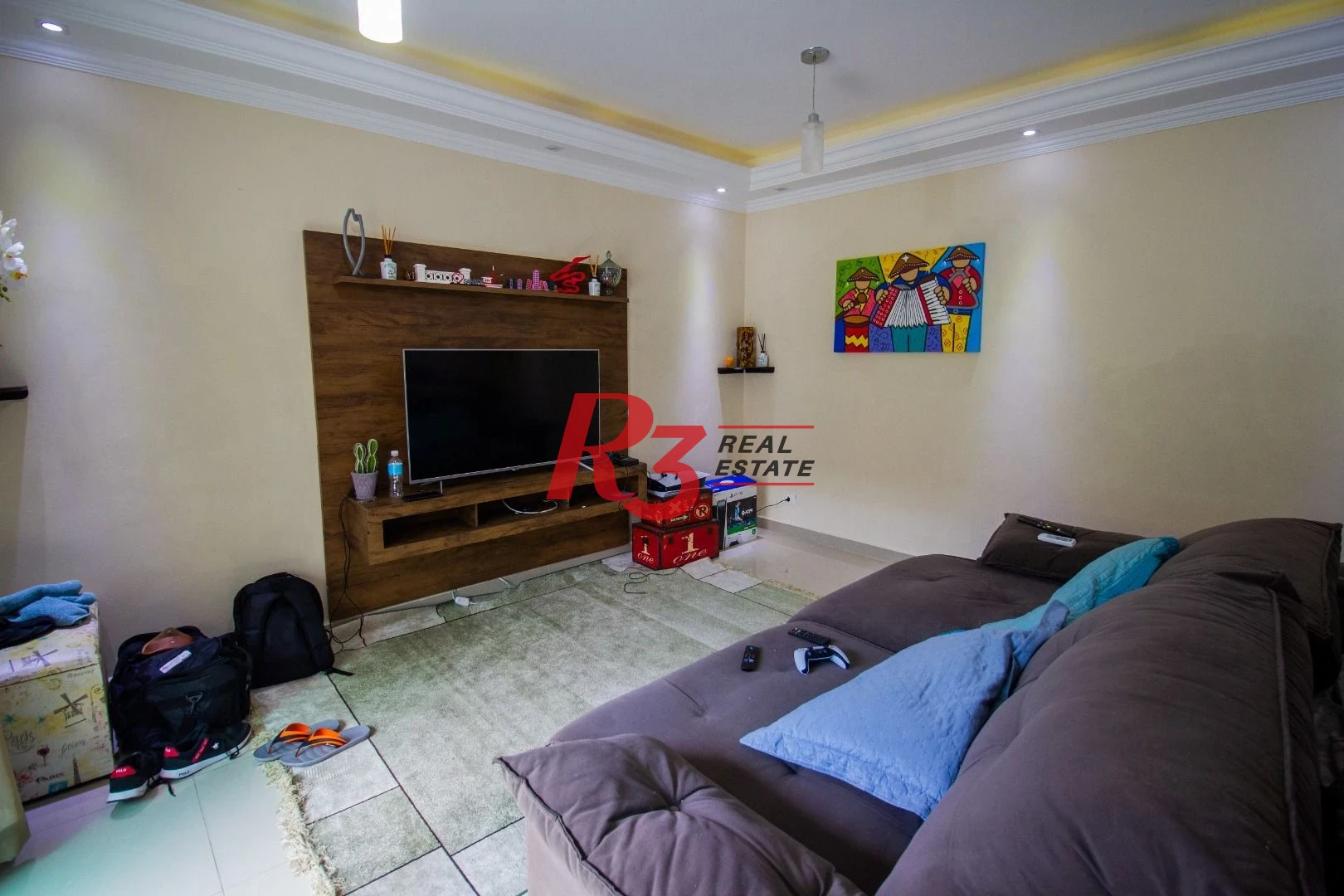 Sobrado com 3 dormitórios à venda, 146 m² por R$ 895.000,00 - Marapé - Santos/SP
