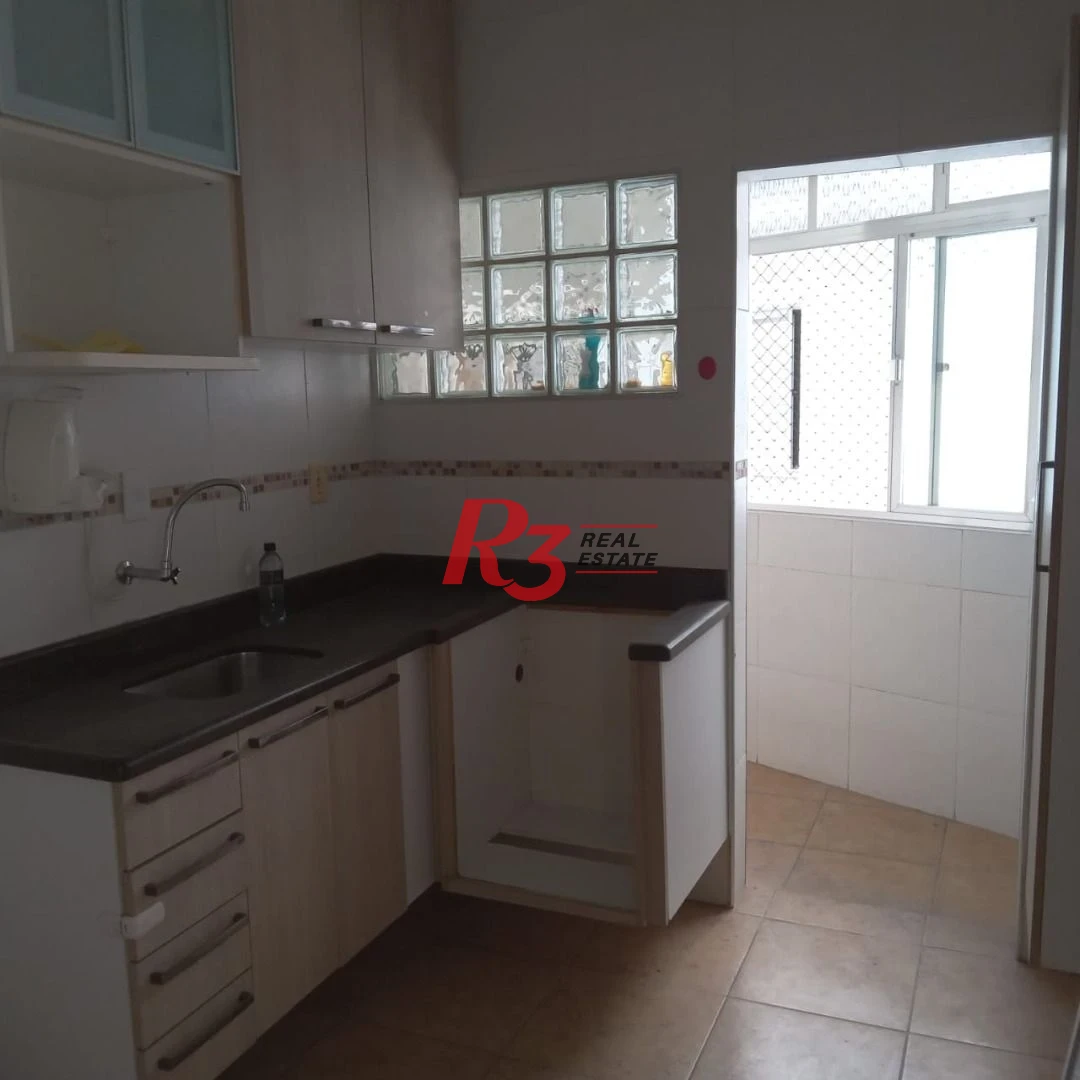 Apartamento com 1 dormitório à venda, 57 m² por R$ 350.000,00 - Boqueirão - Santos/SP
