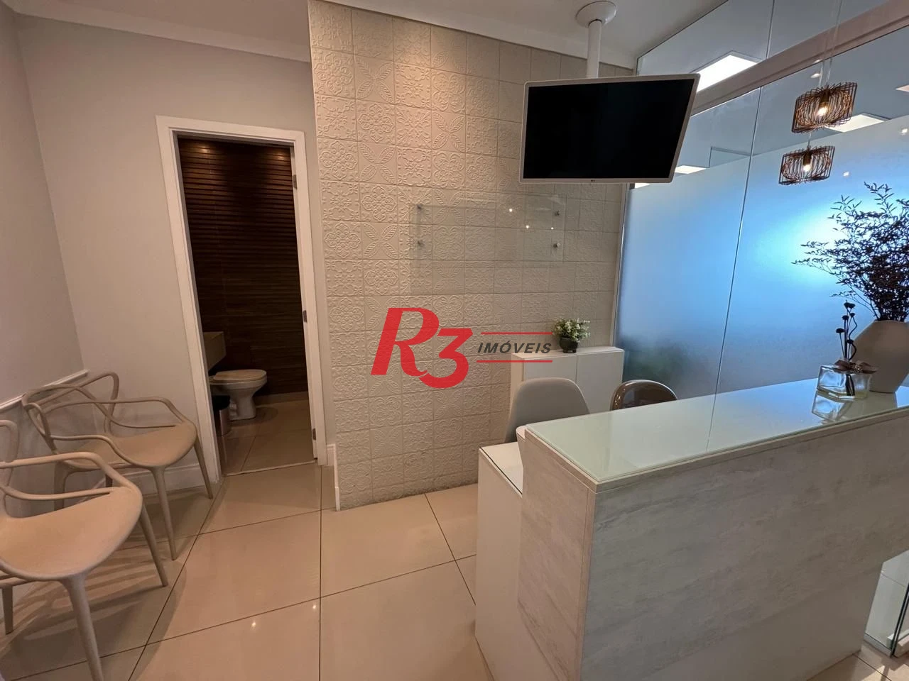 Sala para alugar, 12 m² por R$ 2.500,00/mês - Vila Matias - Santos/SP
