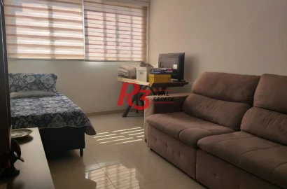 Apartamento com 1 dormitório, 51 m² - venda por R$ 460.000,00 ou aluguel por R$ 4.000,00/mês - Vila Belmiro - Santos/SP