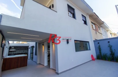 Sobrado à venda, 150 m² por R$ 1.830.000,00 - Ponta da Praia - Santos/SP