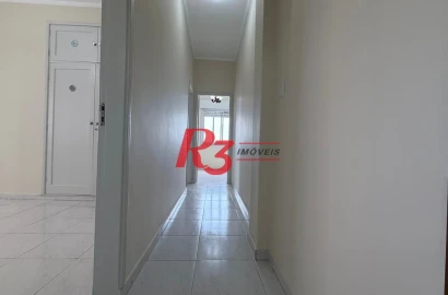 Apartamento com 3 dormitórios à venda, 136 m² por R$ 1.200.000,00 - Gonzaga - Santos/SP
