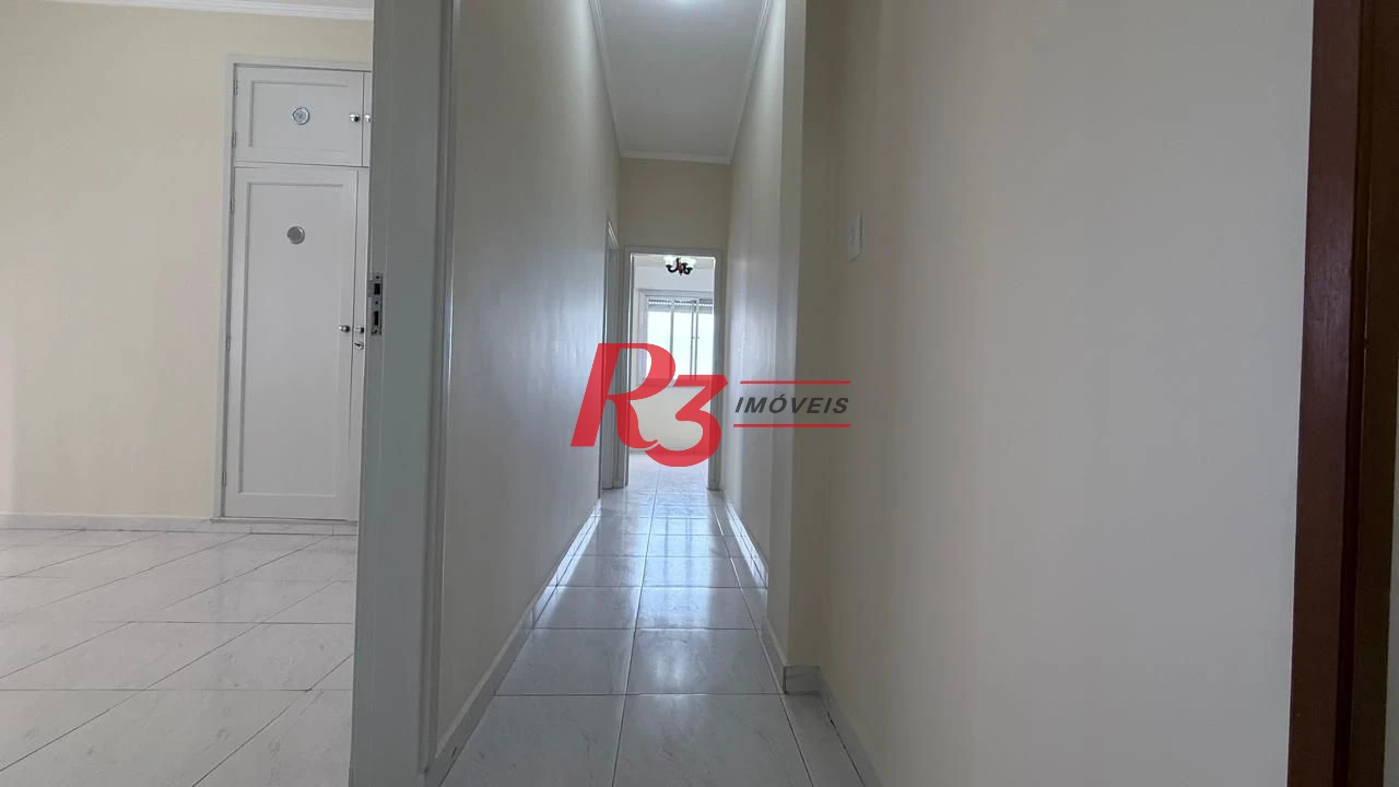 Apartamento com 3 dormitórios à venda, 136 m² por R$ 1.200.000,00 - Gonzaga - Santos/SP