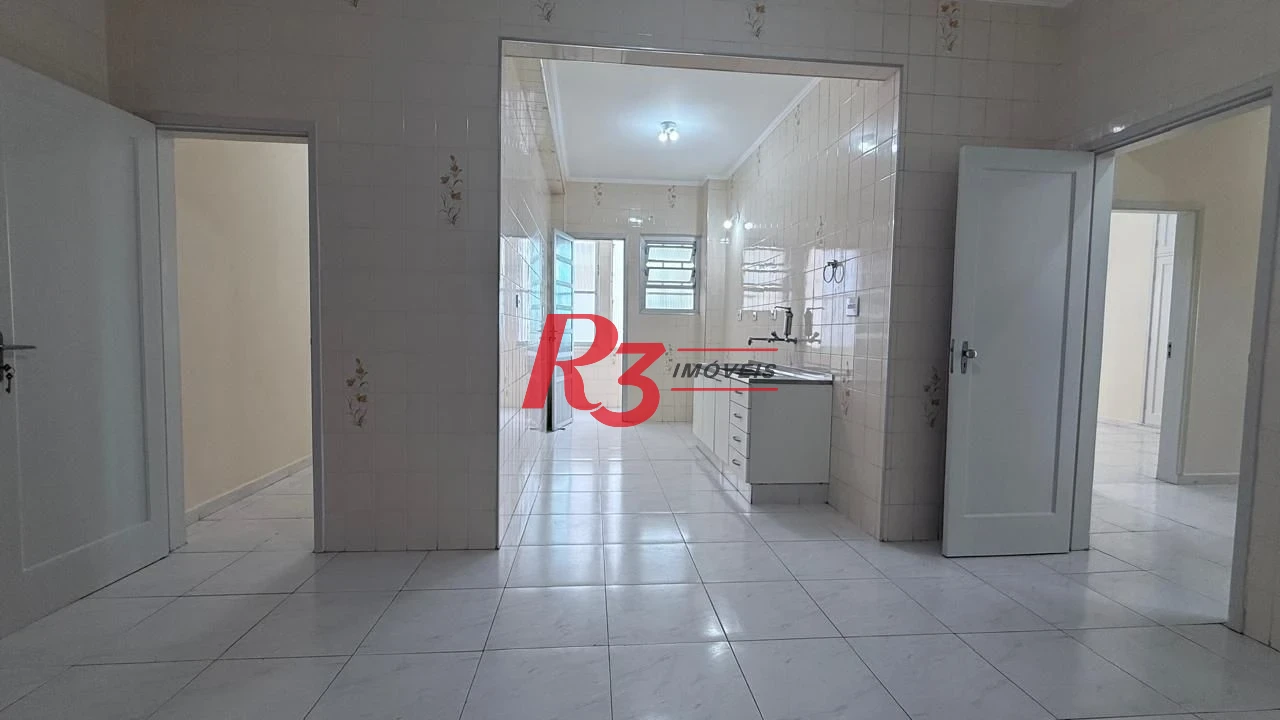Apartamento com 3 dormitórios à venda, 136 m² por R$ 1.200.000,00 - Gonzaga - Santos/SP