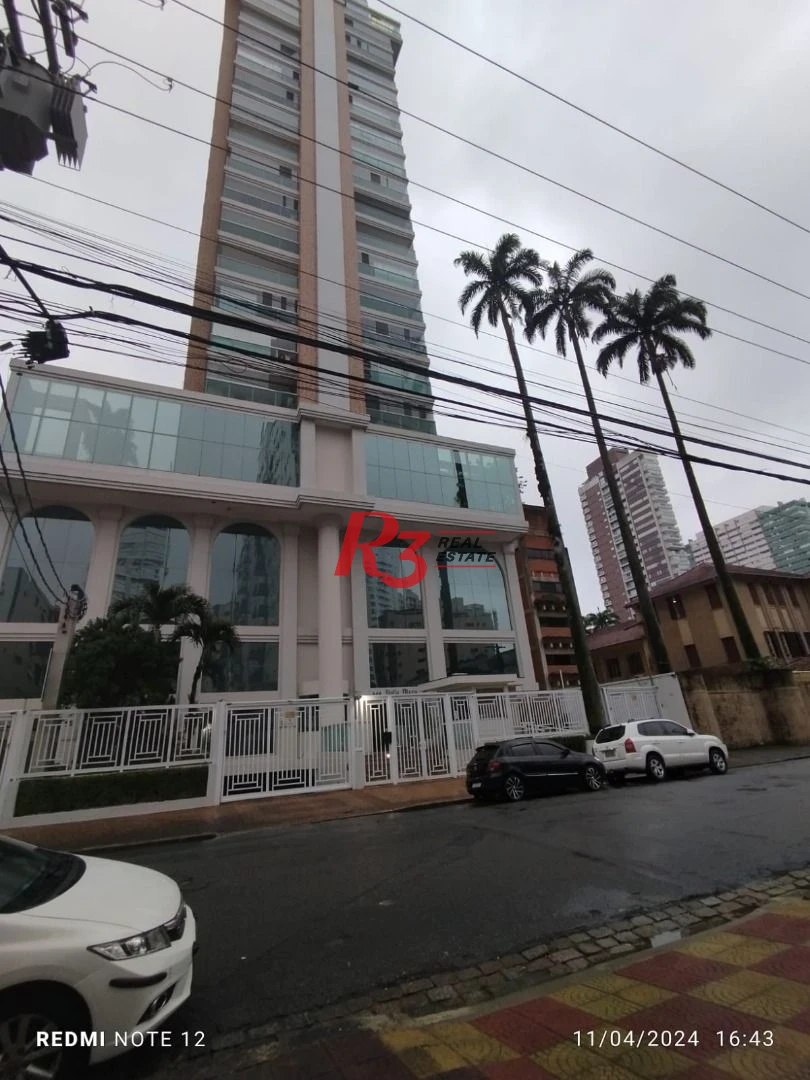 Apartamento com 3 dormitórios à venda, 120 m² por R$ 1.250.000,00 - Boqueirão - Santos/SP