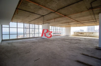 Andar Corporativo para alugar, 334 m² por R$ 35.000,00/mês - Aparecida - Santos/SP