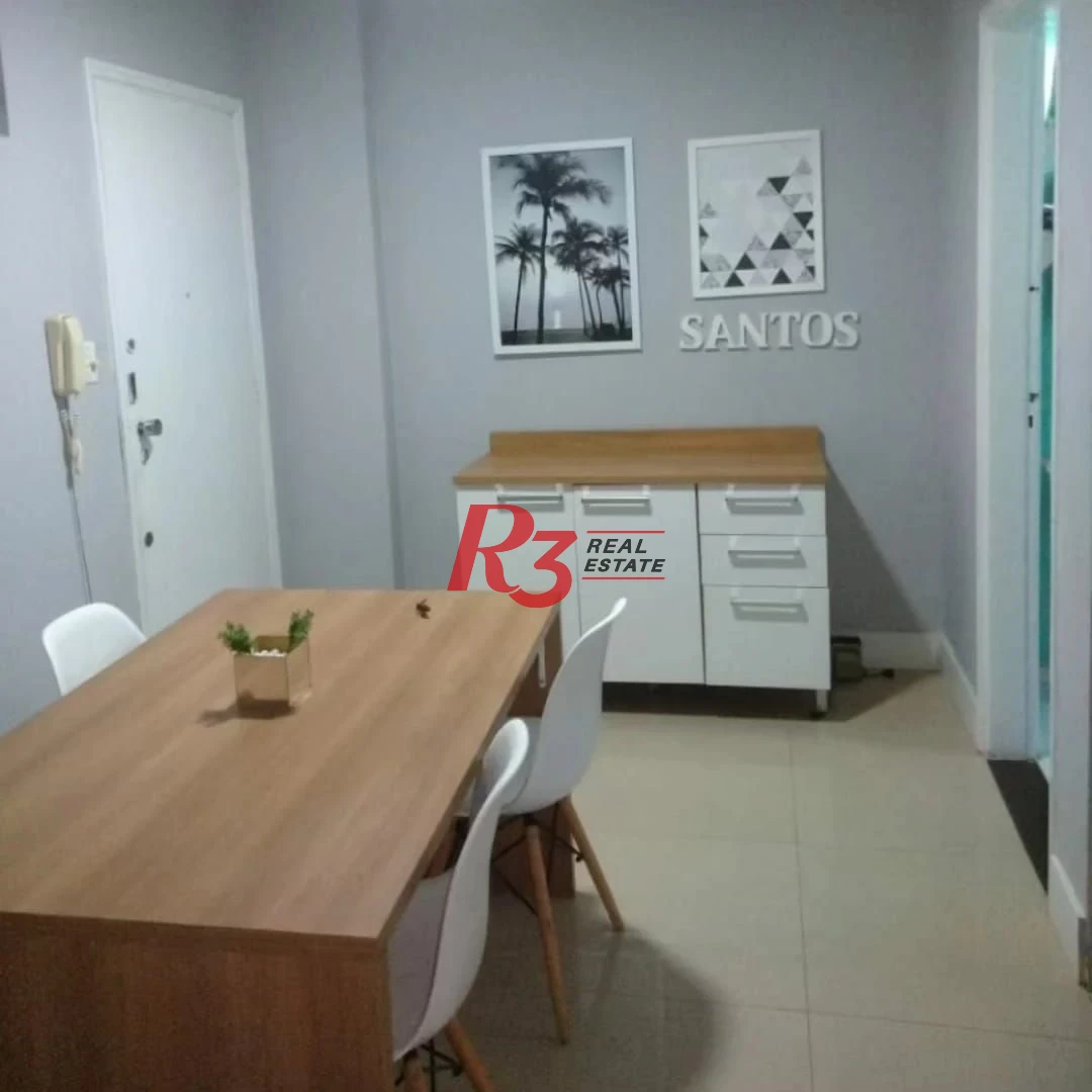 Apartamento com 1 dormitório à venda, 40 m² por R$ 310.000,00 - José Menino - Santos/SP