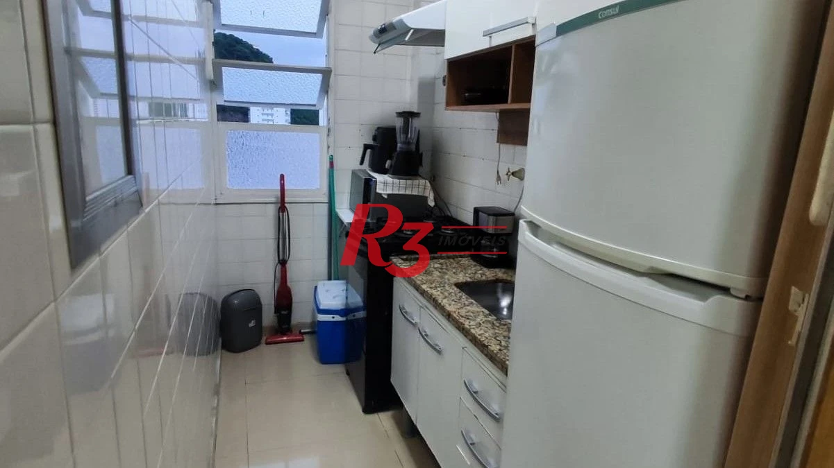 Apartamento com 1 dormitório à venda, 40 m² por R$ 405.000,00 - José Menino - Santos/SP