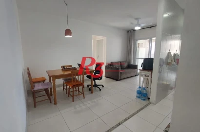 Apartamento com 2 dormitórios à venda, 66 m² por R$ 690.000,00 - José Menino - Santos/SP