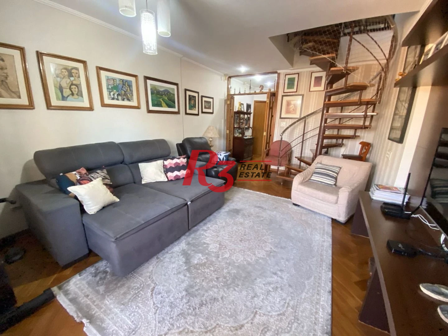 Cobertura com 3 dormitórios à venda, 245 m² por R$ 1.400.000,00 - Gonzaga - Santos/SP