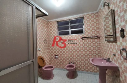 Apartamento com 3 dormitórios à venda, 128 m² por R$ 750.000,00 - Boqueirão - Santos/SP