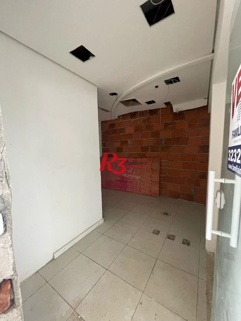 Loja para alugar, 15 m² por R$ 5.100,00/mês - Boqueirão - Santos/SP