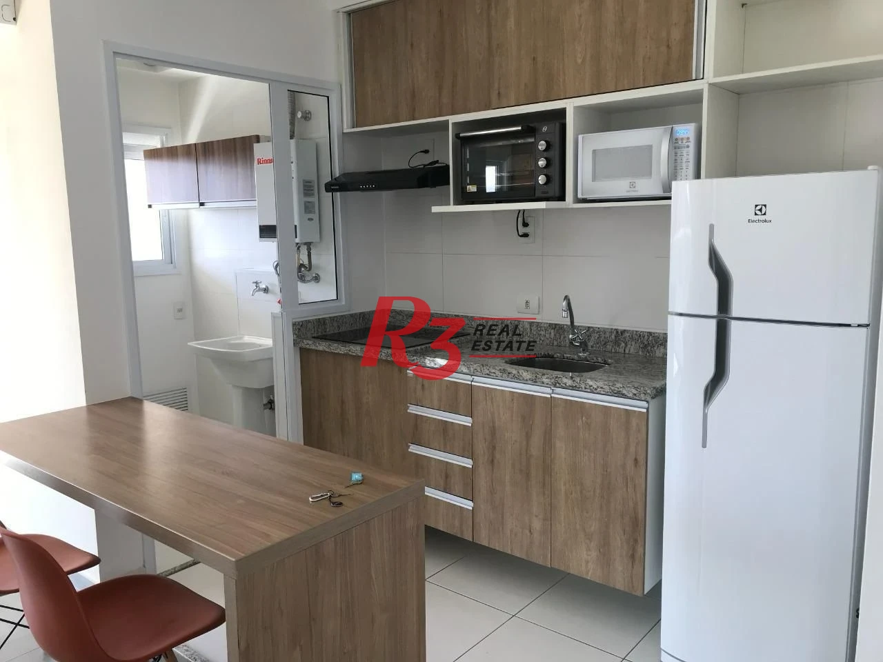 Apartamento com 1 dormitório para alugar, 50 m² por R$ 4.200,02/mês - Ponta da Praia - Santos/SP