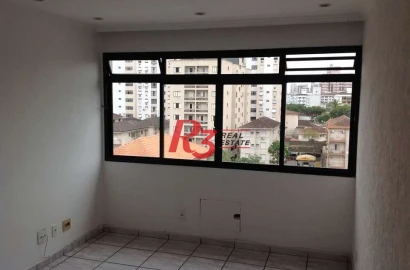 Apartamento com 1 dormitório à venda, 53 m² por R$ 350.000,00 - Macuco - Santos/SP