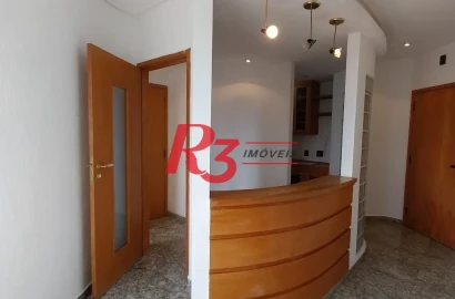Sala à venda, 55 m² por R$ 375.000,00 - Campo Grande - Santos/SP