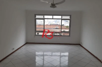 Apartamento com 3 dormitórios à venda, 145 m² por R$ 650.000,00 - Gonzaga - Santos/SP