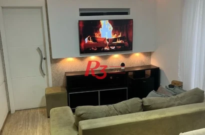 Apartamento à venda, 130 m² por R$ 535.000,00 - Estuário - Santos/SP