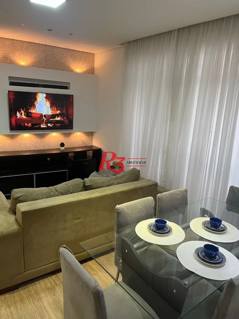 Apartamento à venda, 130 m² por R$ 535.000,00 - Estuário - Santos/SP