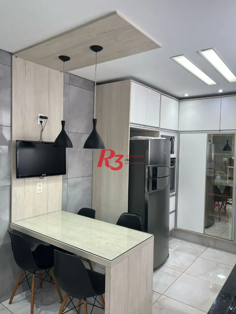 Apartamento à venda, 130 m² por R$ 535.000,00 - Estuário - Santos/SP