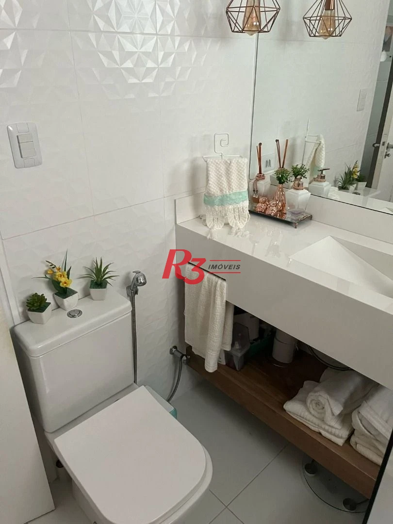 Apartamento à venda, 130 m² por R$ 535.000,00 - Estuário - Santos/SP
